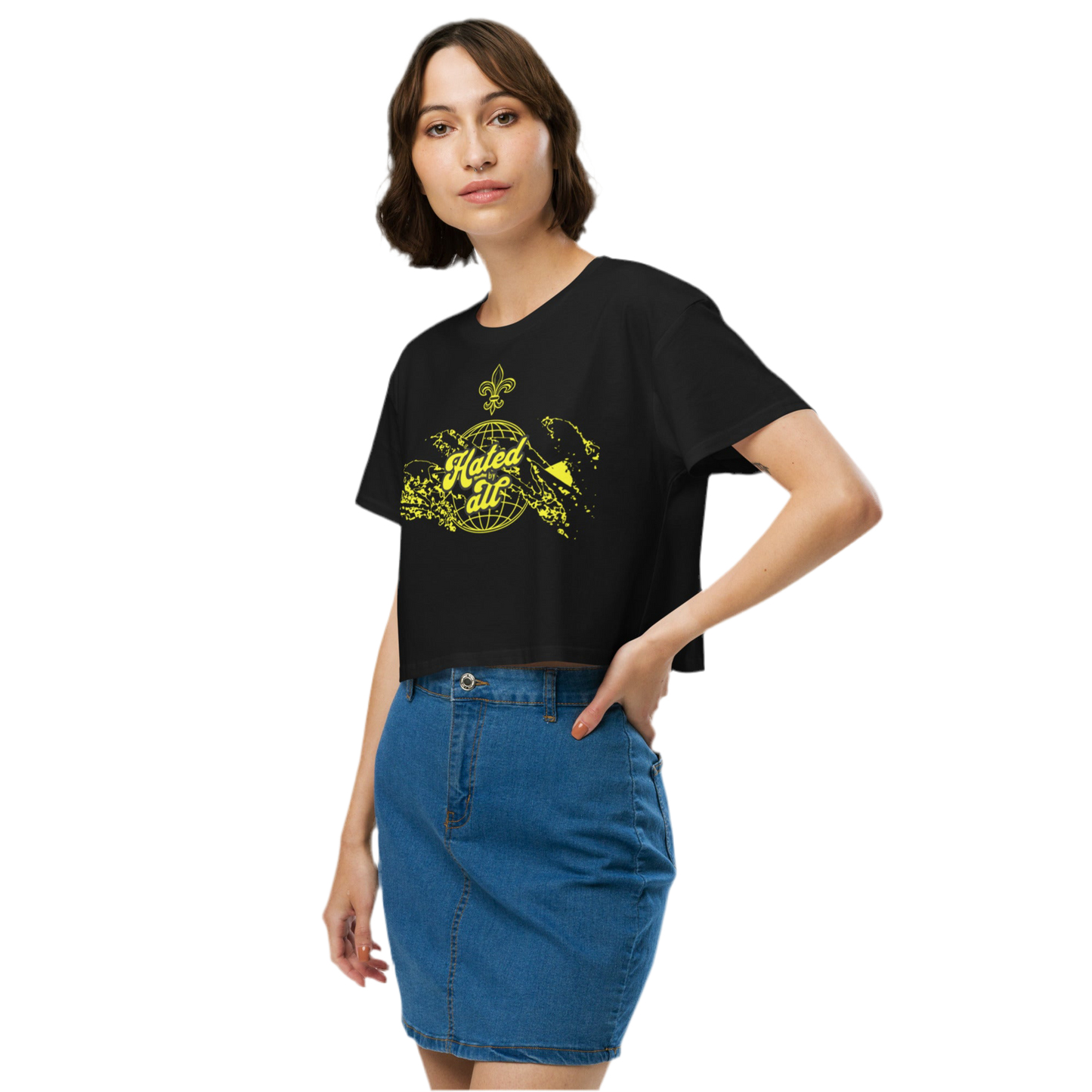 Hated By All - Jazz-Deco Crop Top
