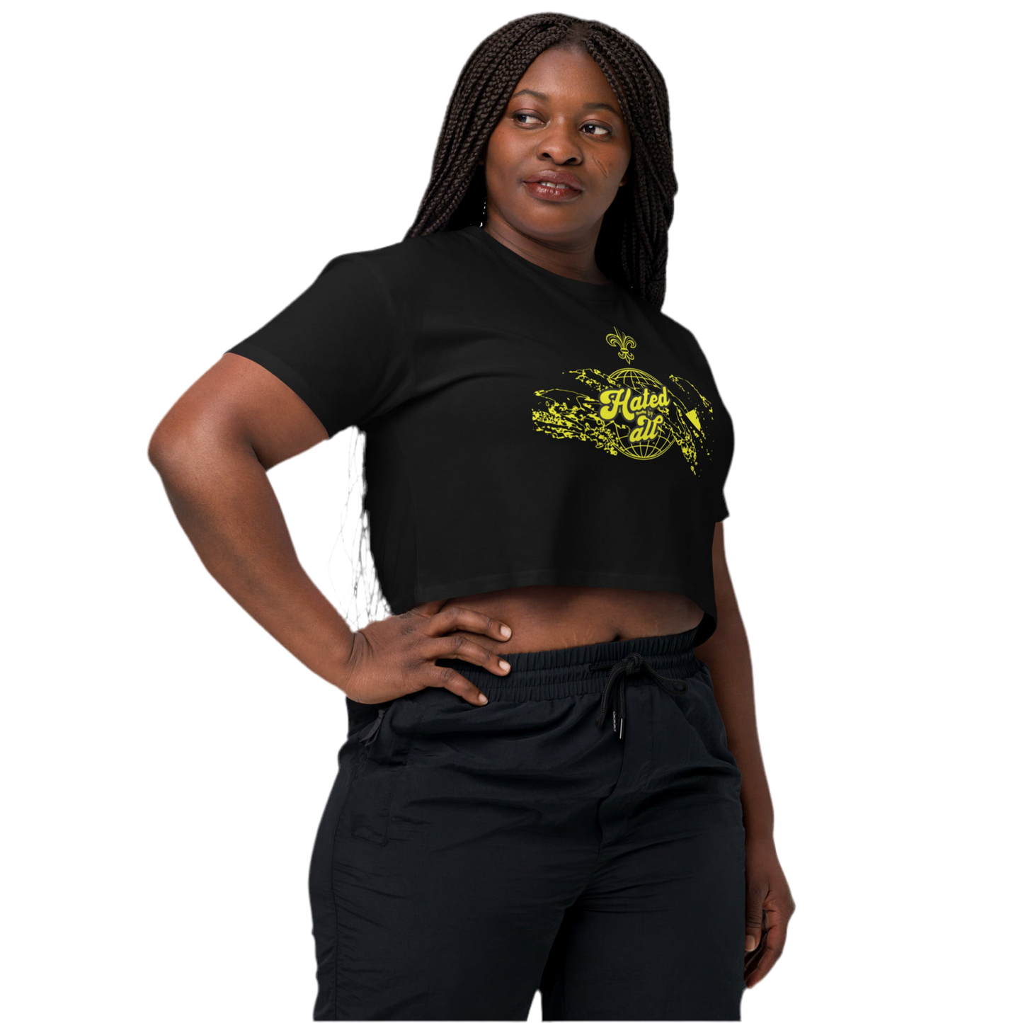 Hated By All - Jazz-Deco Crop Top