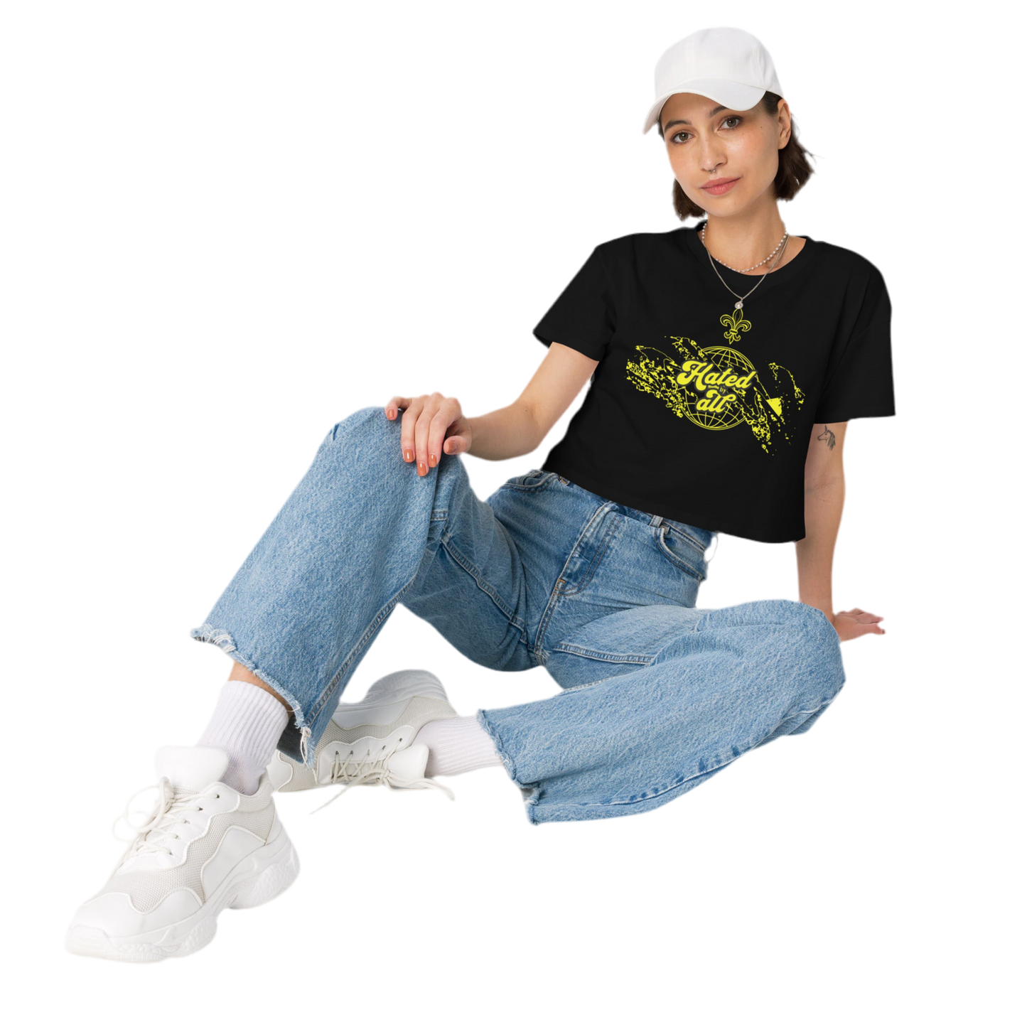 Hated By All - Jazz-Deco Crop Top